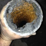 Clogged pipe