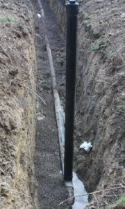 main sewer connection 