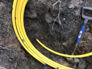 renewed gas service line